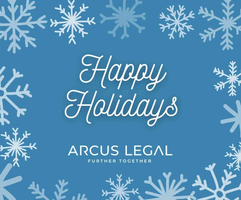 Happy Holidays from Arcus Legal