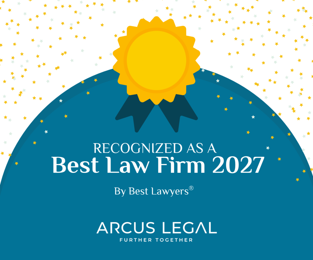 Arcus Legal as a Best Law Firm across Canada in the 2027 edition of Best Law Firms